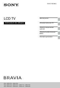 Manual Sony Bravia KDL-40R470A Televizor LCD