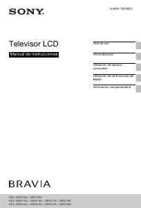 Manual de uso Sony Bravia KDL-40R474A Televisor de LCD