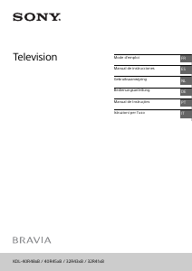 Manuale Sony Bravia KDL-40R483B LCD televisore