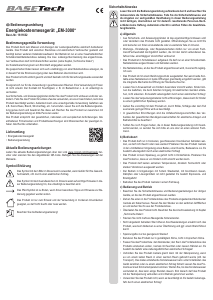 Handleiding Basetech EM-3000 Energiemeter