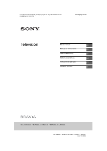 Handleiding Sony Bravia KDL-40R550C LCD televisie