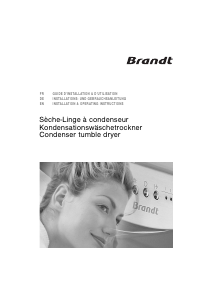 Mode d’emploi Brandt EFE8500K Sèche-linge