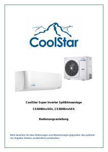 Bedienungsanleitung CoolStar CS4000invSEk Klimagerät