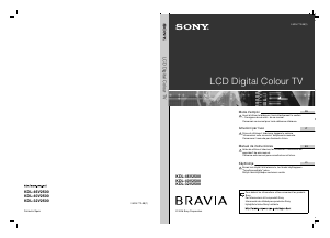 Manuale Sony Bravia KDL-40V2500 LCD televisore
