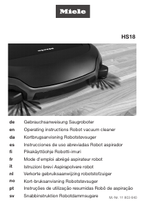 Brugsanvisning Miele Scout RX3 Home Vision HD Støvsuger