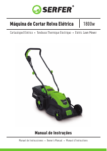 Manual Serfer 3678-1800 Corta-relvas