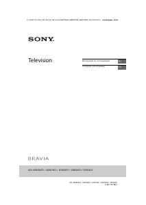 Руководство Sony Bravia KDL-40WD653 ЖК телевизор