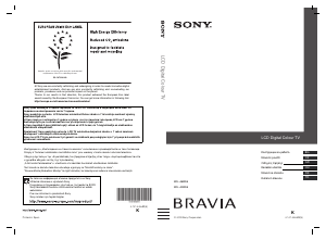 Návod Sony Bravia KDL-40WE5 LCD televízor