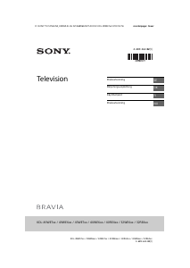 Bruksanvisning Sony Bravia KDL-40WE660 LCD-TV