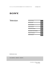 Manuál Sony Bravia KDL-43WD750 LCD televize