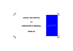 Handleiding APPA 97R Multimeter