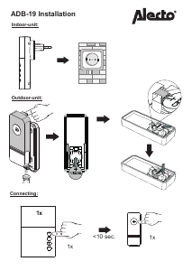 Manuale Alecto ADB-19 Campanello di casa