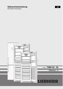 Bedienungsanleitung Liebherr CNPbs 3758 Kühl-gefrierkombination