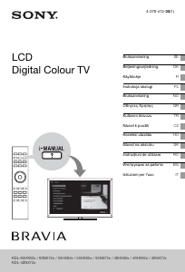 Manual Sony Bravia KDL-46HX823 Televizor LCD