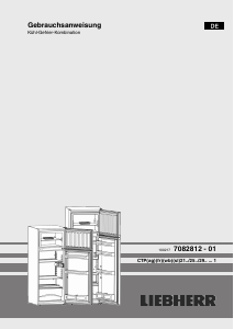 Bedienungsanleitung Liebherr CTP 2921 Kühl-gefrierkombination
