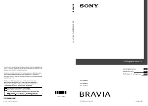 Manual Sony Bravia KDL-46Z4500 LCD Television