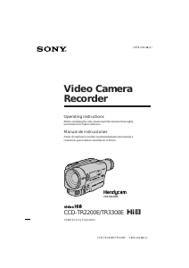 Handleiding Sony CCD-TR3300E Camcorder