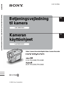 Brugsanvisning Sony CCD-TRV228E Videokamera