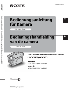 Bedienungsanleitung Sony CCD-TRV428E Camcorder