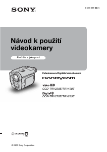 Manuál Sony CCD-TRV438E Videokamera
