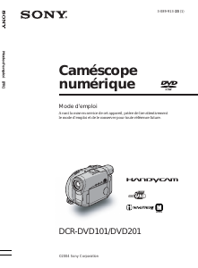 Mode d’emploi Sony DCR-DVD101E Caméscope