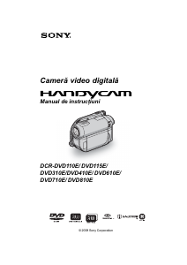 Manual Sony DCR-DVD110E Cameră video
