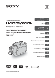 Hướng dẫn sử dụng Sony DCR-DVD506E Máy quay phim