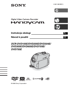 Instrukcja Sony DCR-DVD755E Kamera