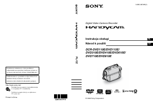 Instrukcja Sony DCR-DVD810E Kamera