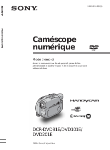 Mode d’emploi Sony DCR-DVD91E Caméscope