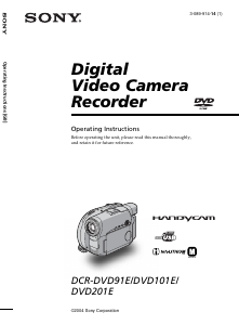 Manual Sony DCR-DVD91E Camcorder