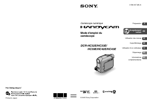 Mode d’emploi Sony DCR-HC33E Caméscope