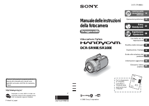 Manuale Sony DCR-SR100E Videocamera