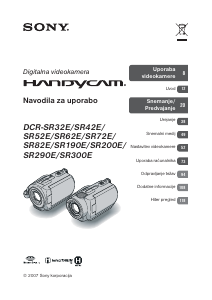 Hướng dẫn sử dụng Sony DCR-SR200E Máy quay phim