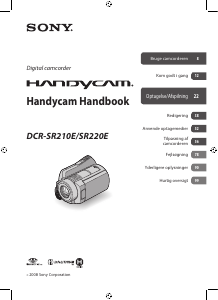 Brugsanvisning Sony DCR-SR210E Videokamera