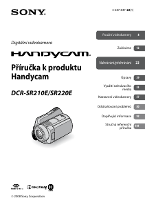 Manuál Sony DCR-SR220E Videokamera