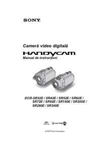 Manual Sony DCR-SR290E Cameră video