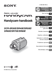 Handleiding Sony DCR-SR30E Camcorder