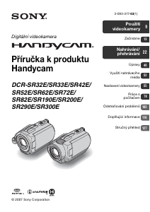 Manuál Sony DCR-SR32E Videokamera