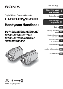 Handleiding Sony DCR-SR33E Camcorder