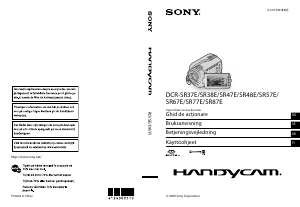 Bruksanvisning Sony DCR-SR37E Videokamera