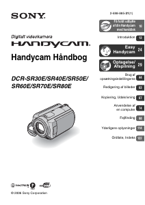 Brugsanvisning Sony DCR-SR70E Videokamera