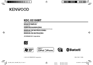 Mode d’emploi Kenwood KDC-X5100BT Autoradio