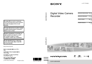 Manual de uso Sony DCR-SX22E Videocámara
