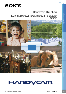 Brugsanvisning Sony DCR-SX31E Videokamera