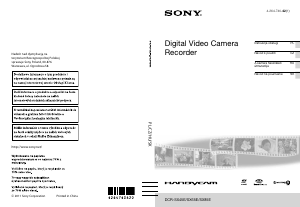 Manuál Sony DCR-SX45E Videokamera