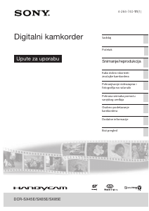 Priručnik Sony DCR-SX85E Videokamera
