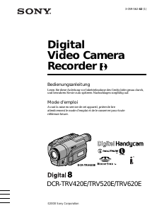 Mode d’emploi Sony DCR-TRV520E Caméscope