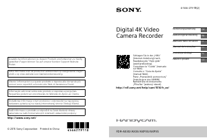 Bedienungsanleitung Sony FDR-AXP35 Camcorder