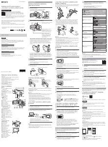 Vadovas Sony HDR-AZ1 Vaizdo kamera